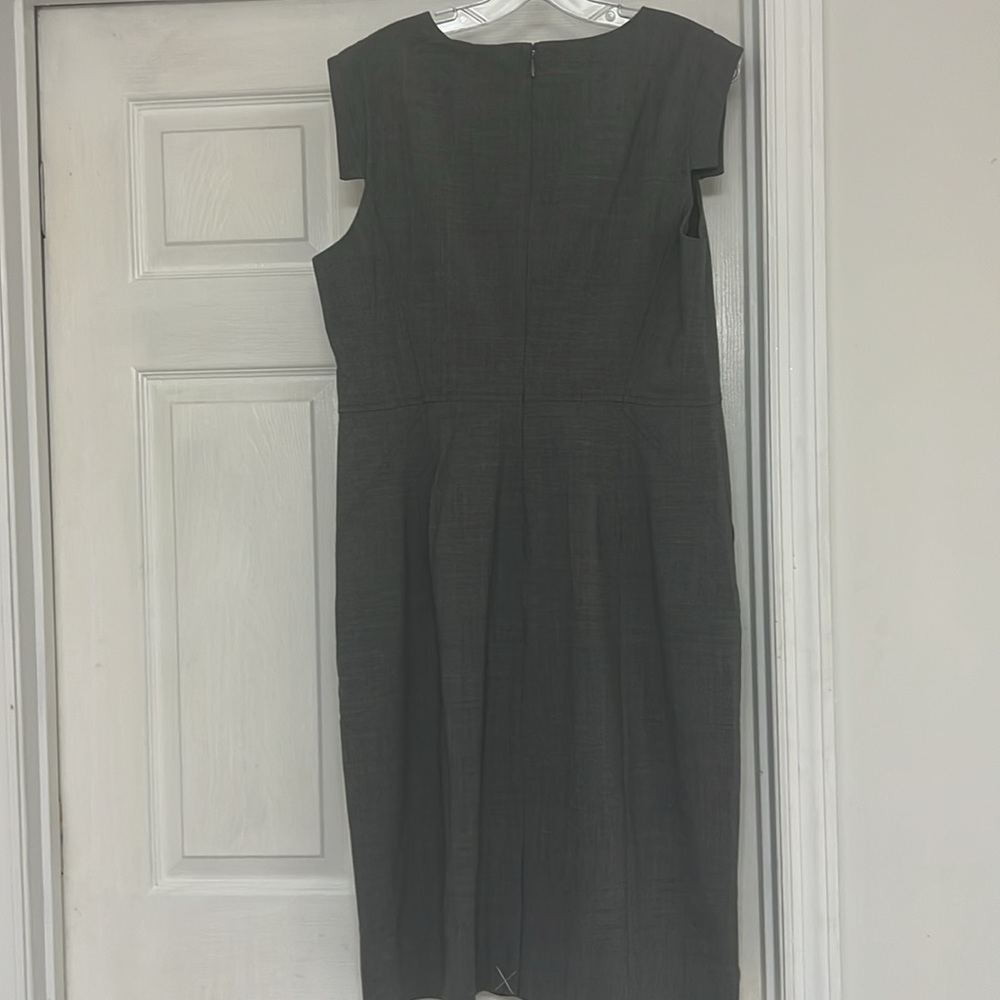 Jcrew resume dress, charcoal, NWT, size 14 - Picture 8 of 10